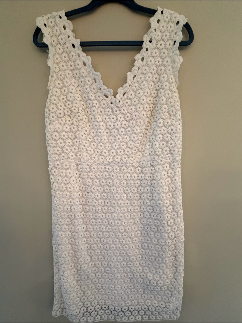 Lily Pulitzer White Floral Crochet Dress
